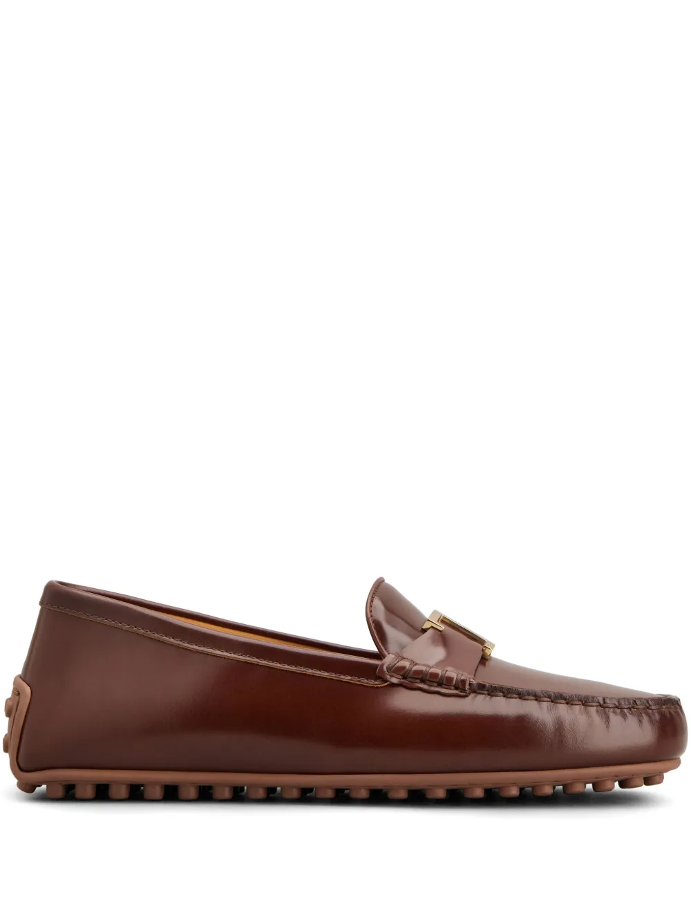 Кожаные лоферы TOD'S, коричневый