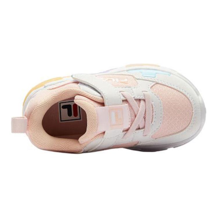 FILA KIDS Низкие детские кроссовки с защитой от ударов и истираний, розовые — фото 4