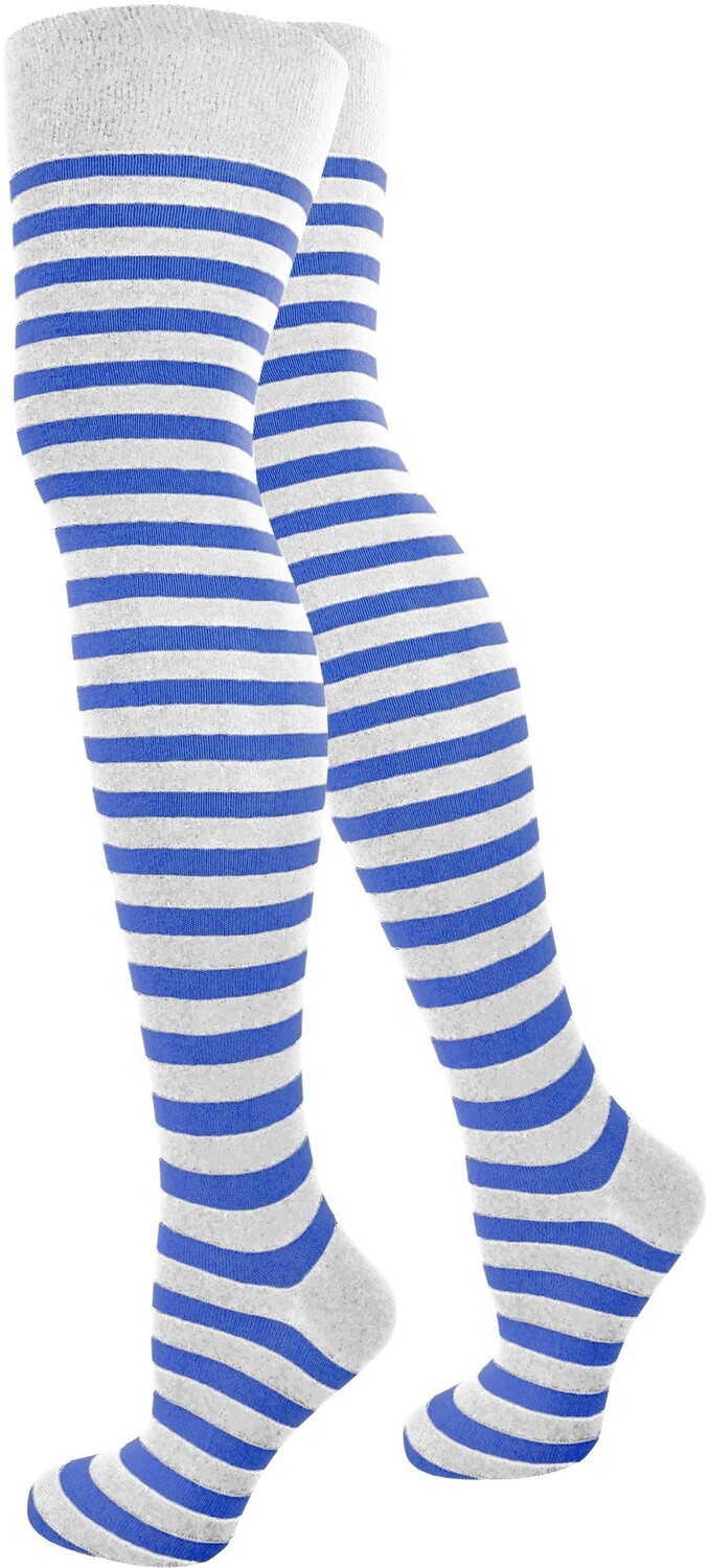 

Носки normani Overknees schmale Ringel, белый