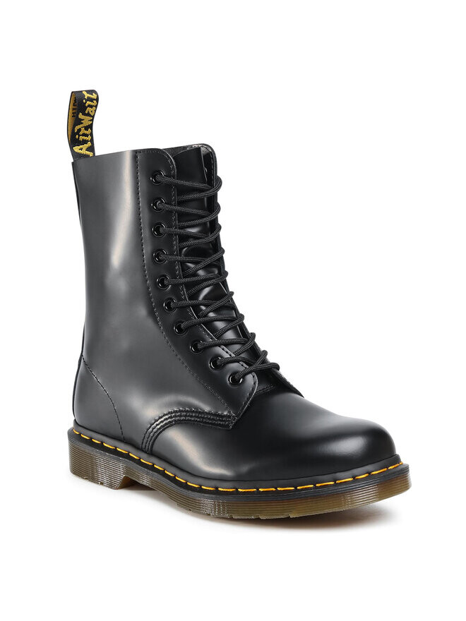 Мужские ботинки Dr. Martens из гладкой кожи, черный — фото 3