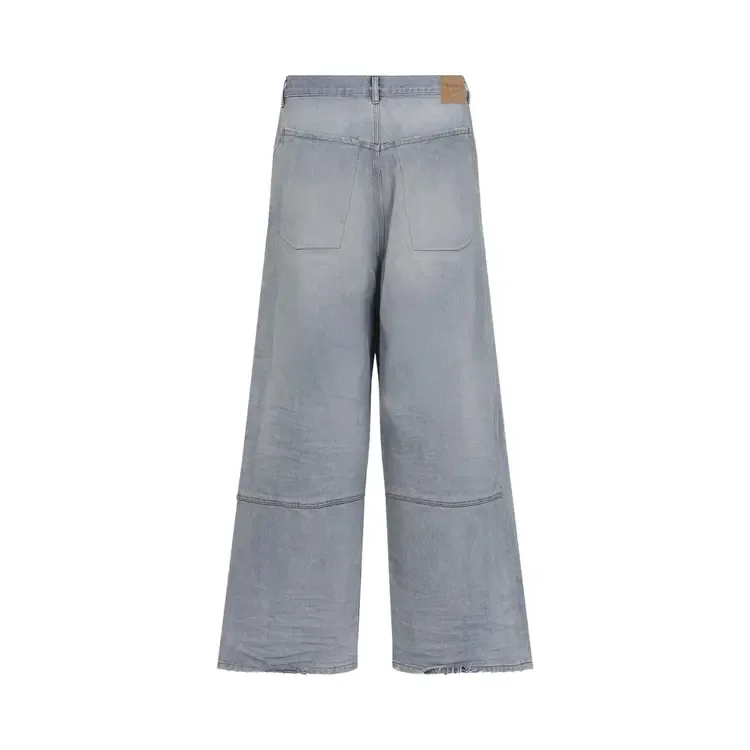 Брюки Balenciaga Minimal Baggy Pants 'Dirty Light Blue' — фото 2