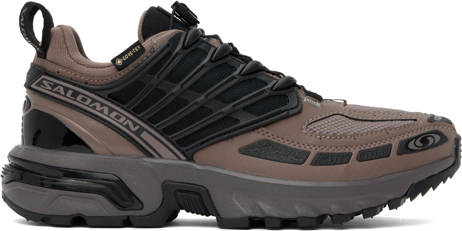

Кроссовки ACS Pro GORE-TEX серо-коричневого цвета Salomon, Коричневый, Кроссовки ACS Pro GORE-TEX серо-коричневого цвета Salomon