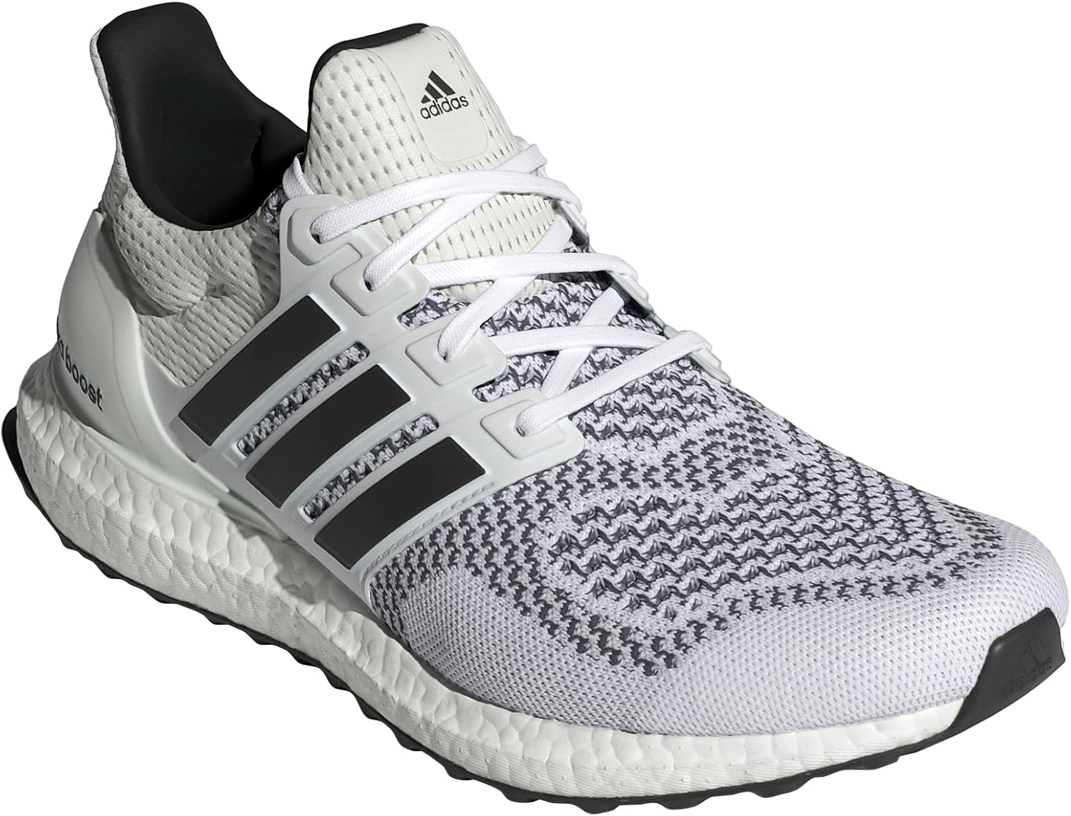 Мужские кроссовки для бега Adidas Ultraboost 1.0, белый/черный — фото 2