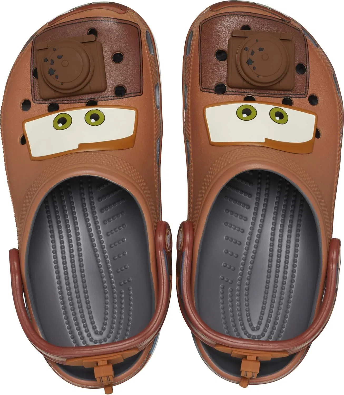 Сабо Crocs Unisex Adult Disney Cars Mater Classic Clogs, темно-серый — фото 2