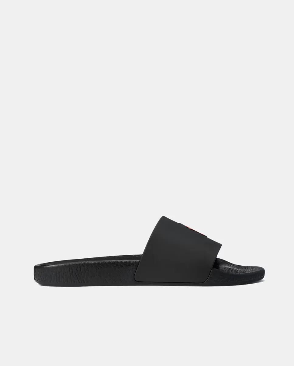 

Мужские шлепанцы с логотипом Polo Ralph Lauren, чёрный