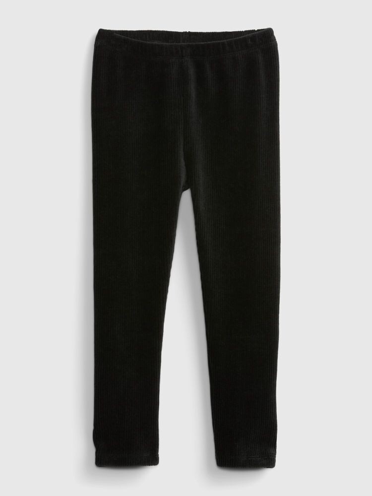 

Велюровые леггинсы Gap, черный