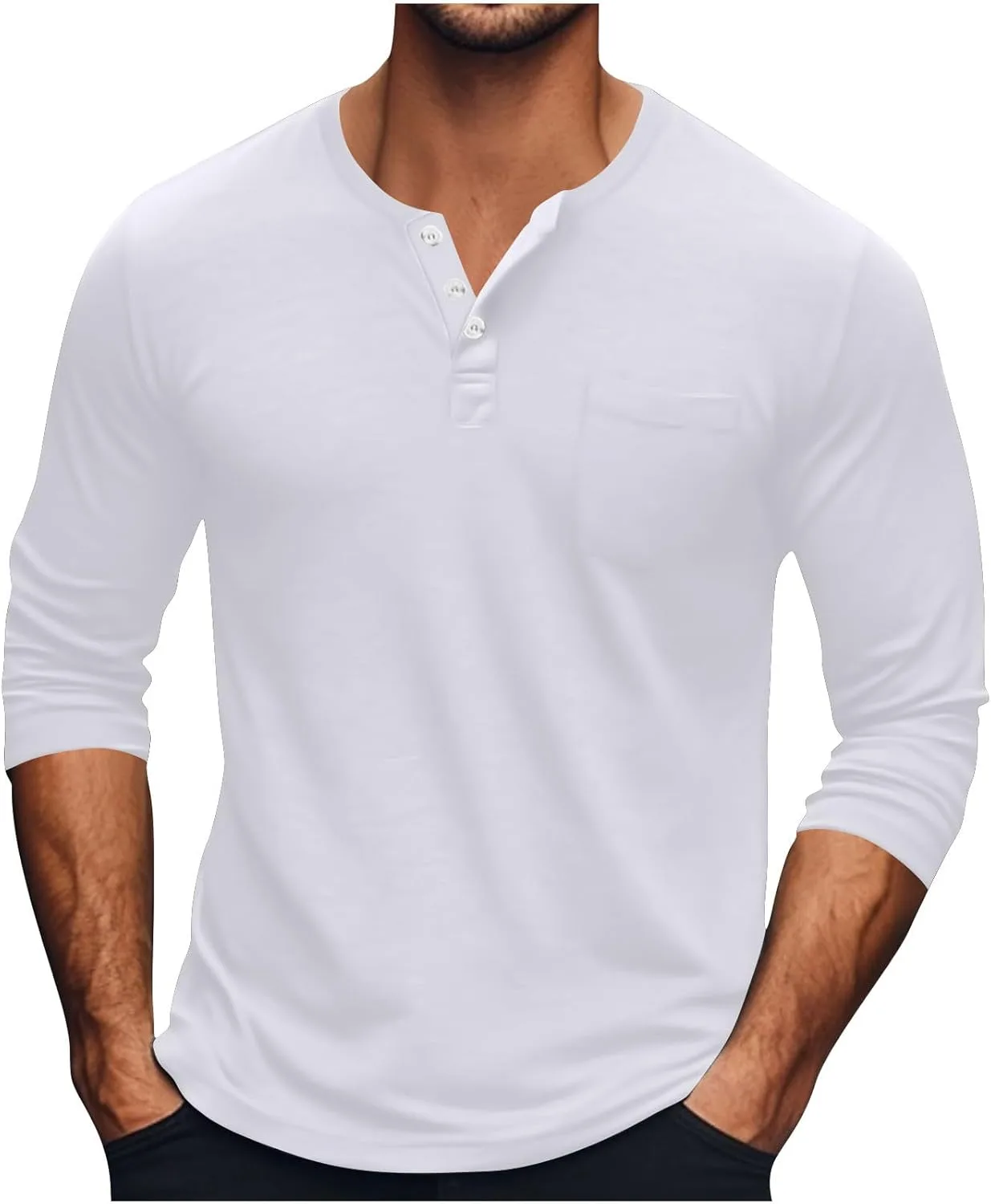 

Футболка Hlysgo с длинным рукавом и карманом