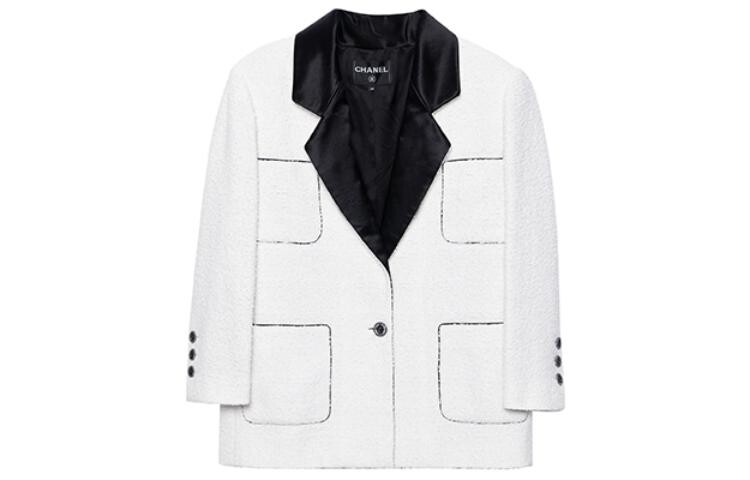 

Пиджак женский Chanel, белый / черный