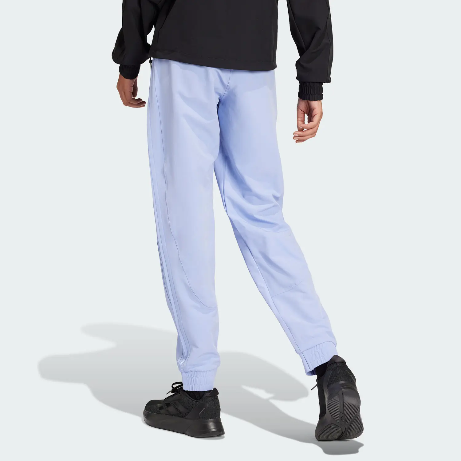 Adidas Женские спортивные штаны Gym FW24 PACER ALL MID-RISE вязаные синие — фото 4