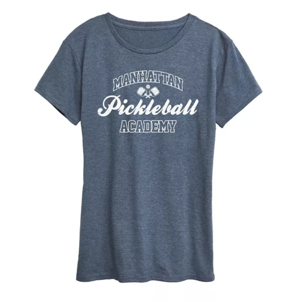 

Футболка с принтом Plus Manhattan Pickleball Academy Unbranded, синий