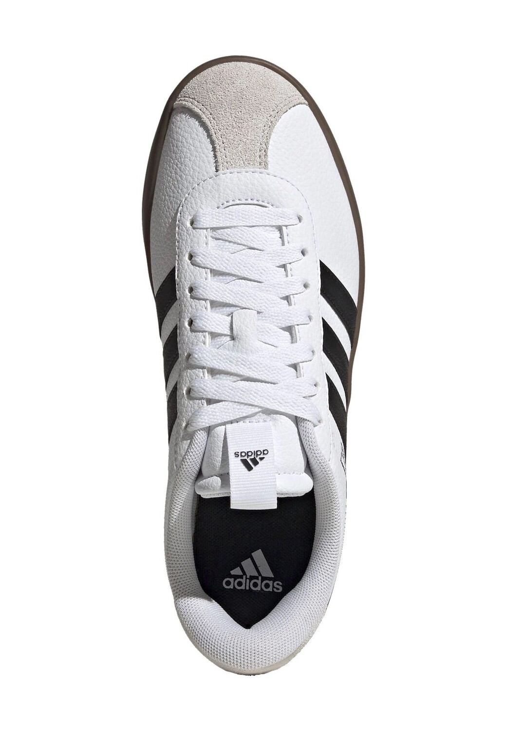 Женские кожаные кроссовки VL Court 3.0 adidas, цвет Ftwwht Cblack Greo — фото 2