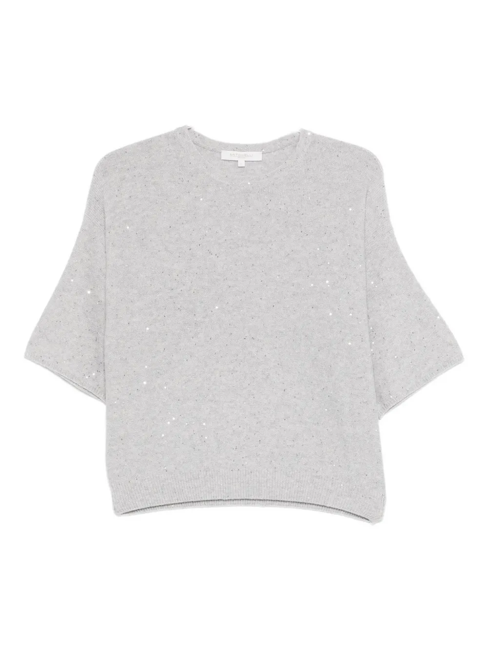 

Свитер Lucilla с пайетками Antonelli, серый