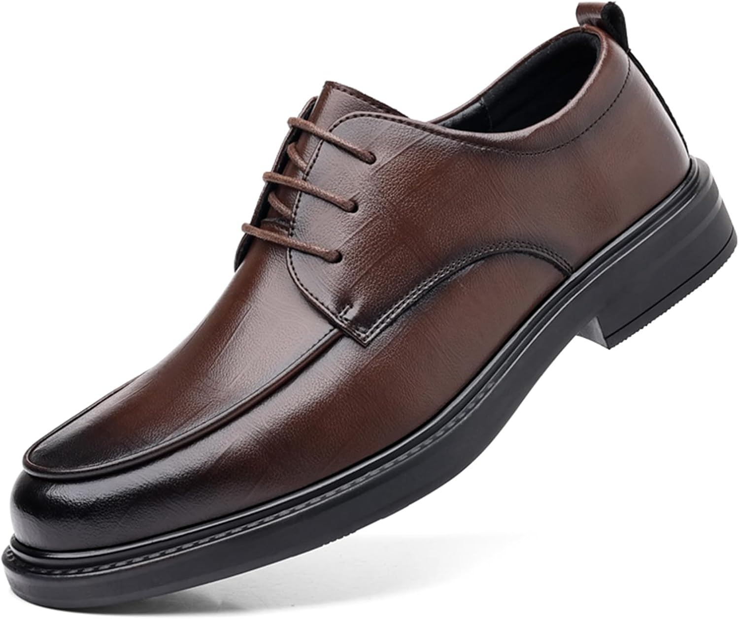 

Мужские оксфорды без шнуровки Классические формальные туфли на шнуровке Мужские классические современные формальные оксфорды с крылышками на шнуровке для бизнеса и свадьбы Abborora, коричневый