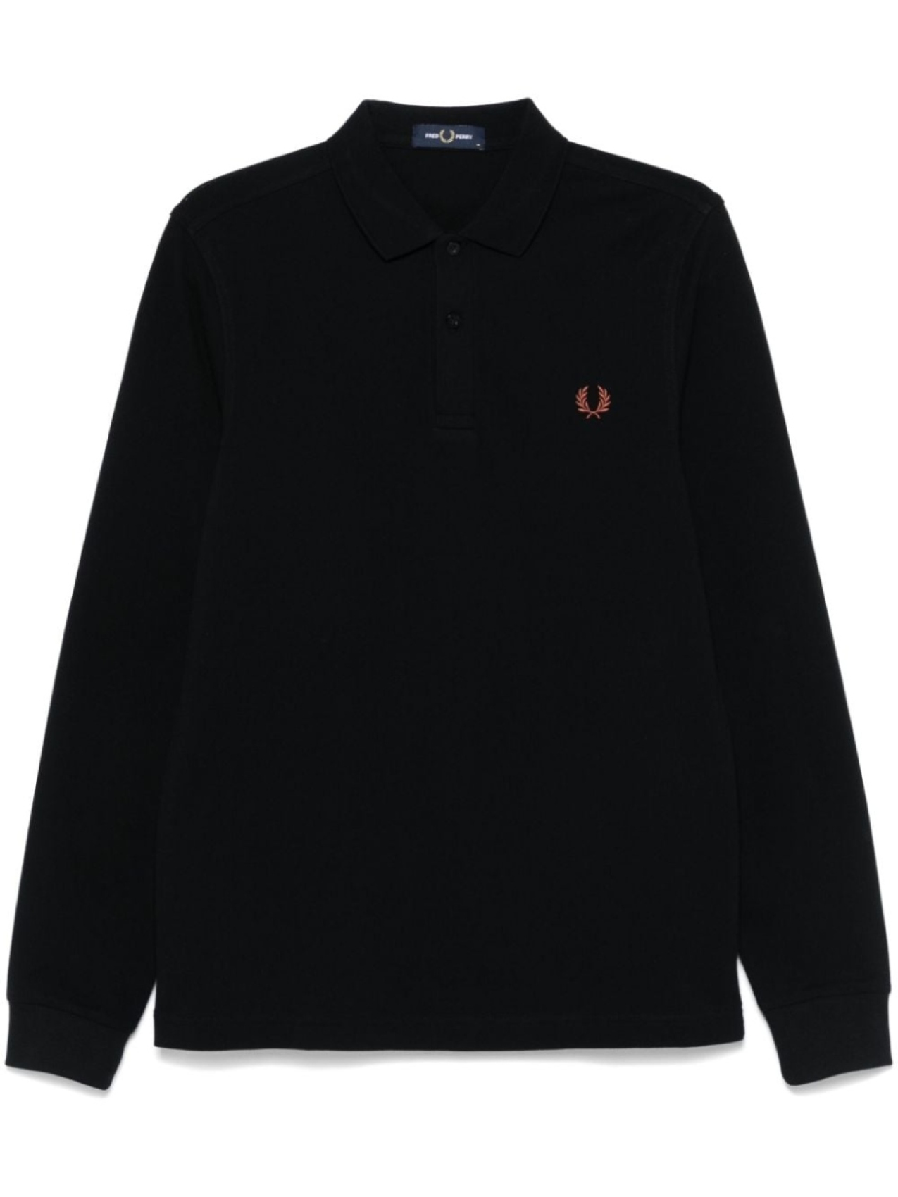 

Fred Perry рубашка поло с вышитым логотипом, черный