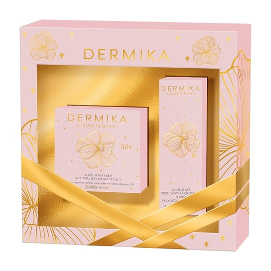 

Подарочный набор косметики, 2 шт. Dermika Xmass Luxury Placenta 50+