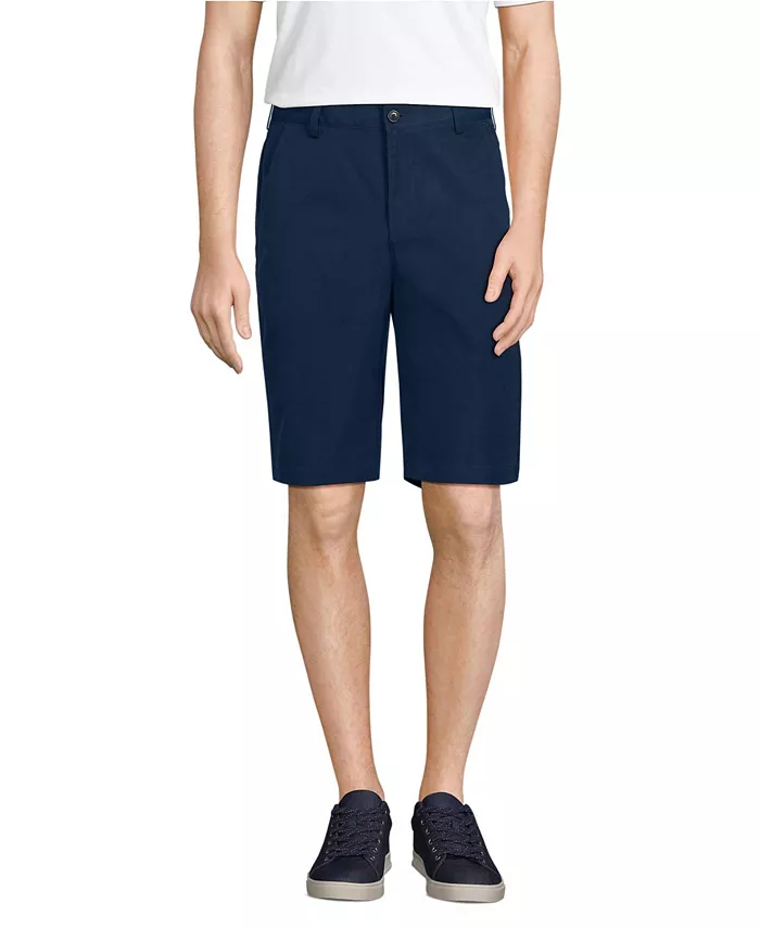 

Мужские активные шорты-чинос 11" Performance Lands' End, синий