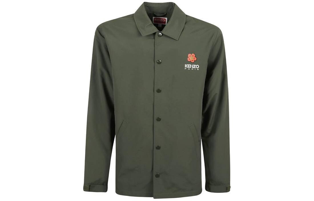 

Рубашка мужская армейский зеленый Kenzo, зеленый