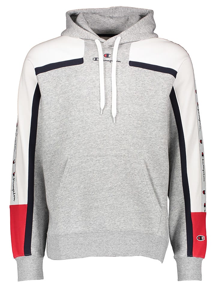 

Толстовка Champion Hoodie, цвет Grau/Weiß