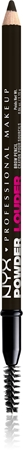 

Карандаш для бровей с кистью NYX Professional Makeup Powder Louder, Black 1 szt.