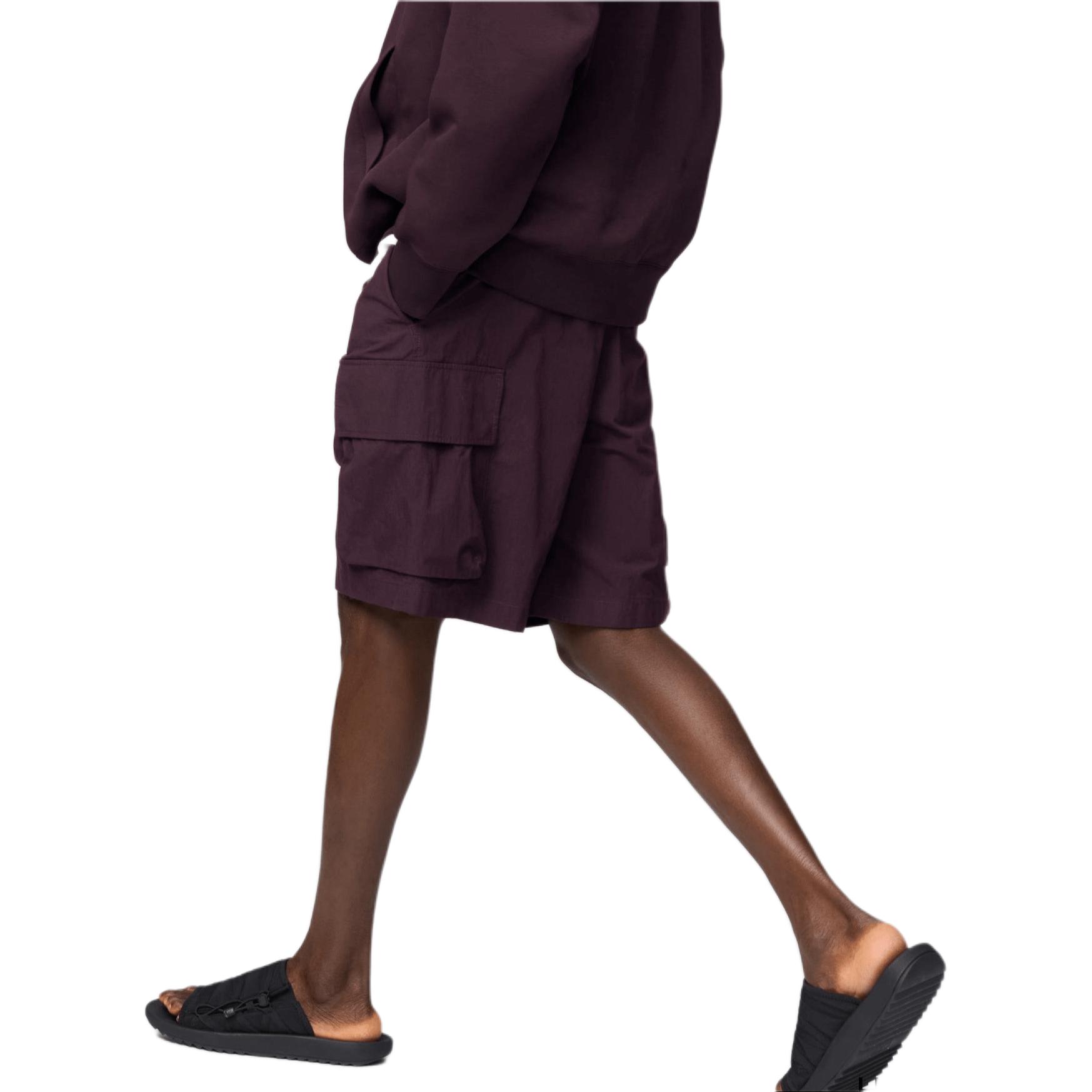 UNIQLO Коллекция C карго шорты мужские бордовые — фото 3