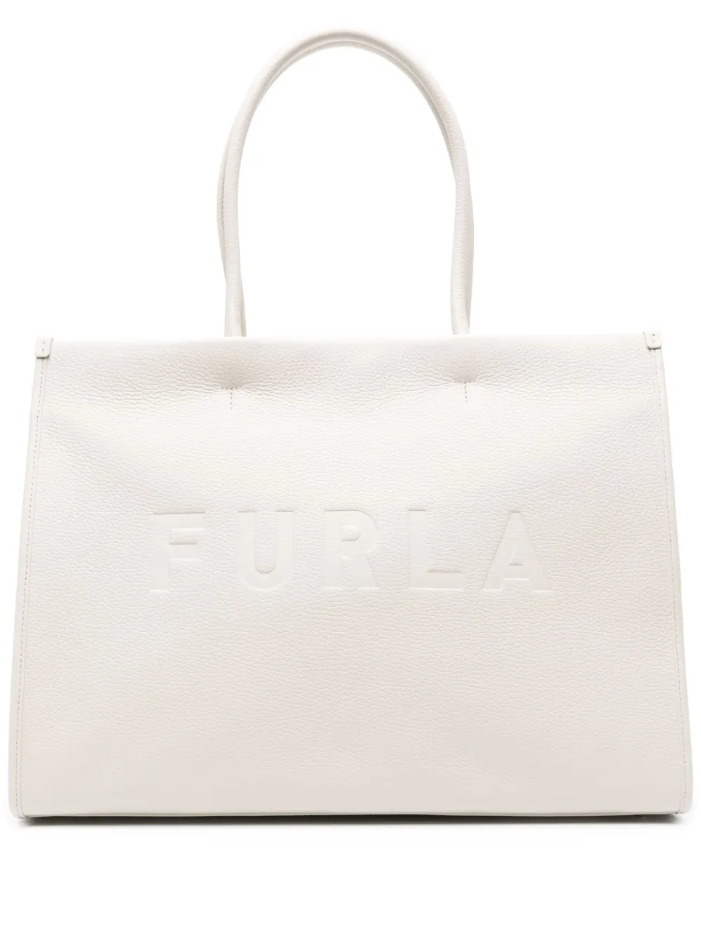 

Сумка-тоут с тисненым логотипом Furla, нейтральный