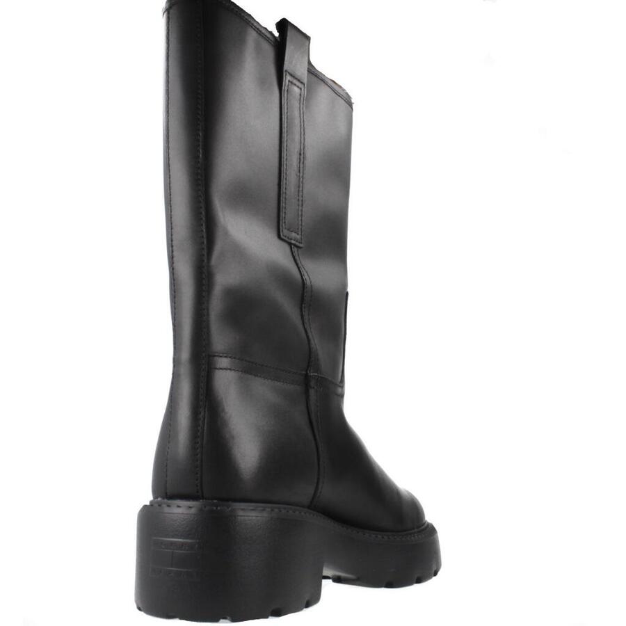 TOMMY HILFIGER Ботинки Tommy Jeans модель Tjw Leather Mid Tubular цвет чёрный — фото 3