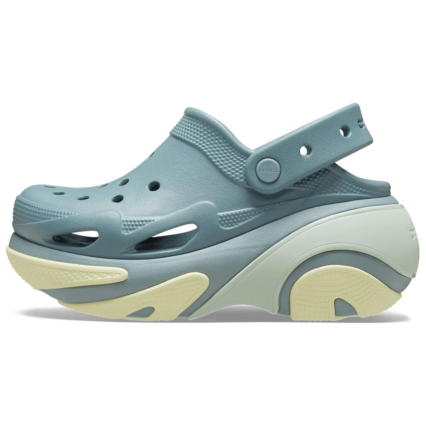 Crocs Сабо Bubble Crush Clog унисекс синего цвета