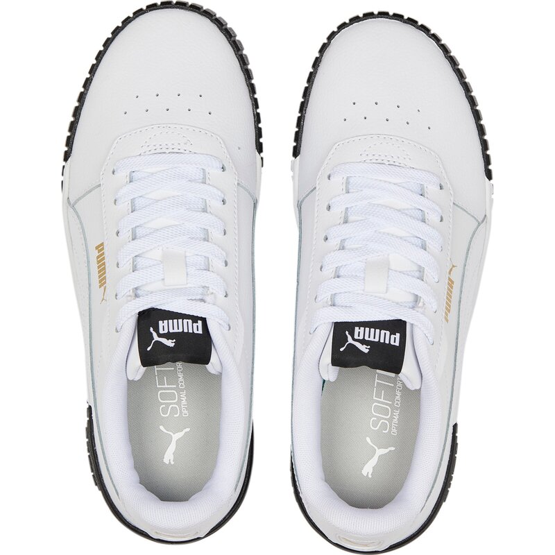 Повседневная обувь Carina 2.0 Puma, цвет puma white-puma white-puma tea — фото 3