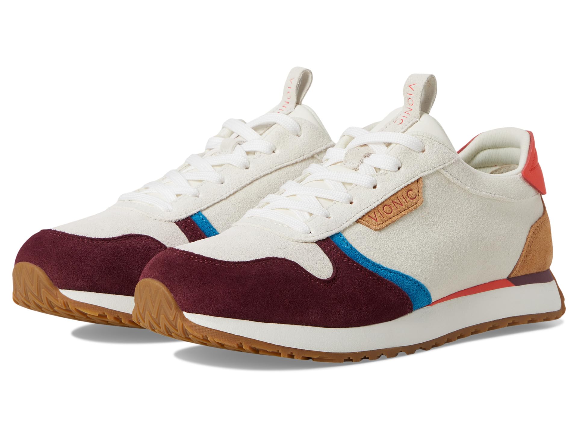 Туфли VIONIC Monarch, цвет Ivory Multi Suede/Microfiber