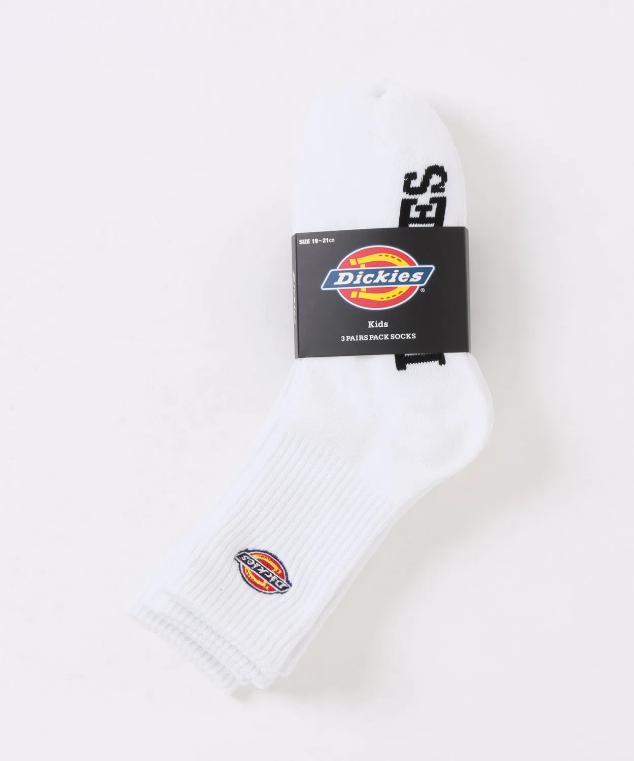 Носки Dickies с логотипом, 3 пары, белые