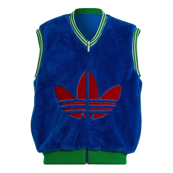 

Жилет adicolor heritage now logo vest 'blue green' Adidas, синий