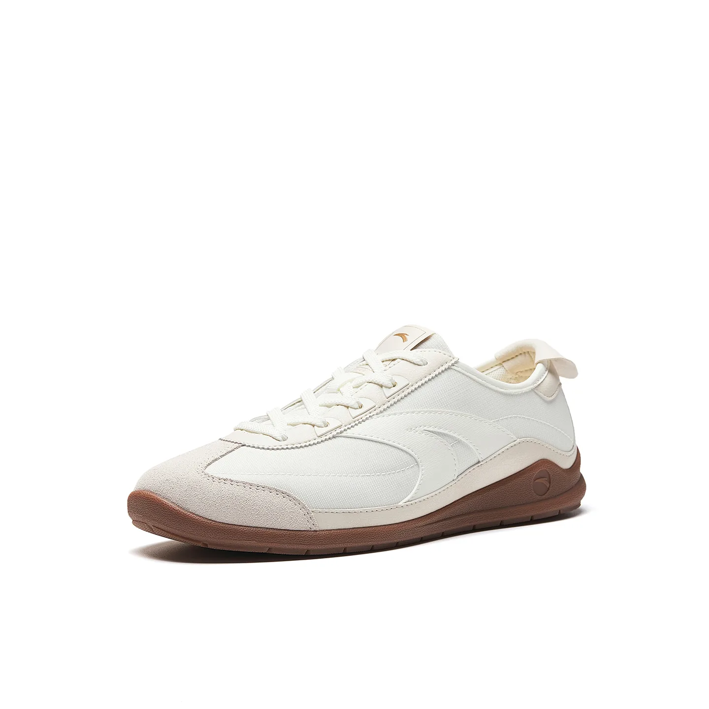 ANTA Мужские повседневные кроссовки Duck Bill Slip Resistant, устойчивые к скольжению и истиранию, легкие, цвет Ivory White/Mud Gray — фото 3
