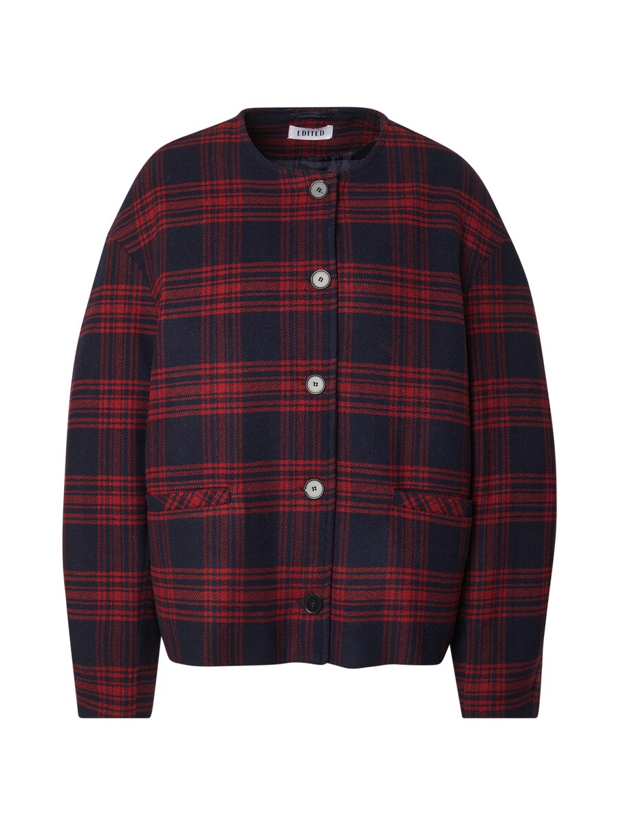 

Демисезонная куртка EDITED Aino Wool, Navy/Red