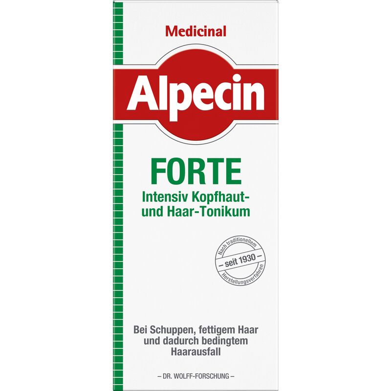 

Лекарственный ФОРТЕ интенсивный тоник для кожи головы и волос Alpecin, 200 ml