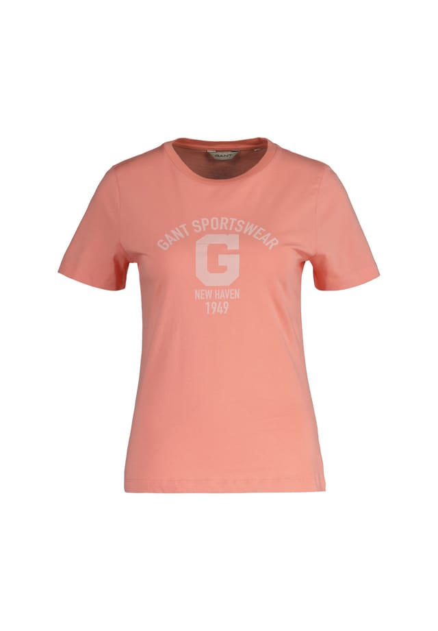 

Футболка Gant, розовый