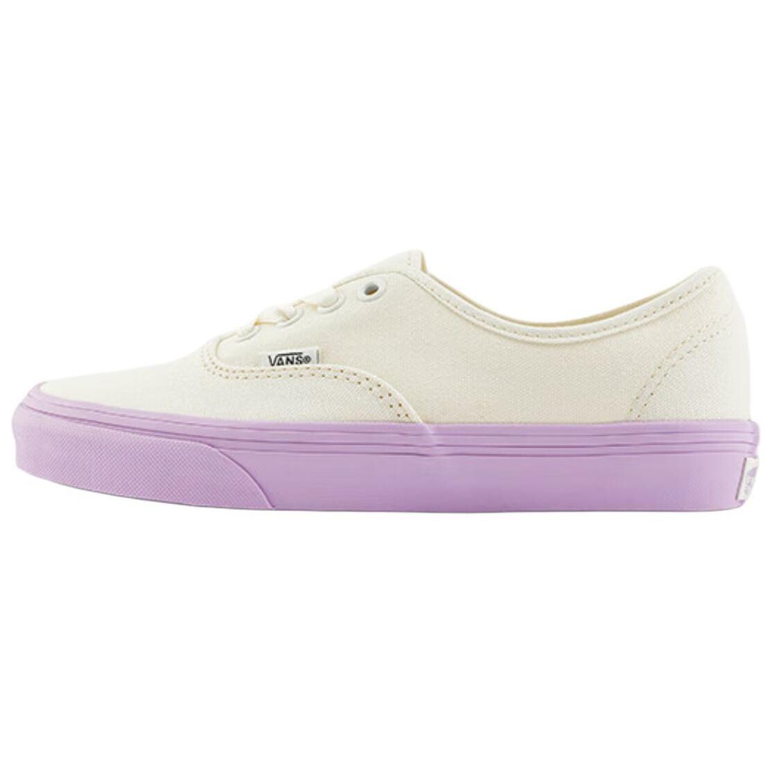 Туфли Vans Authentic Canvas унисекс, White/Eggplant