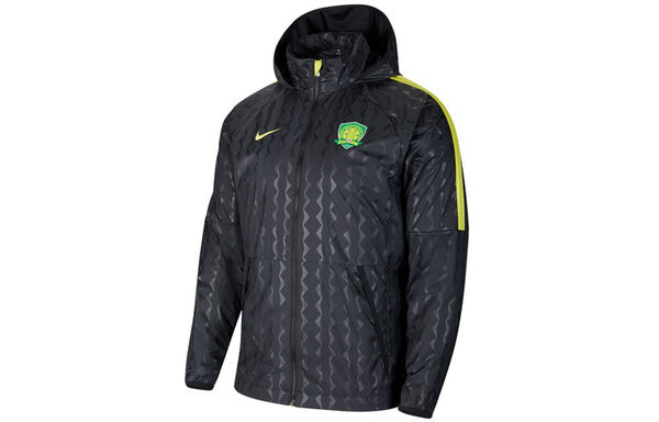 Куртка Nike Beijing Zhonghe Guoan Soccer/Football Training Sports Jacket Black, черный — фото 3