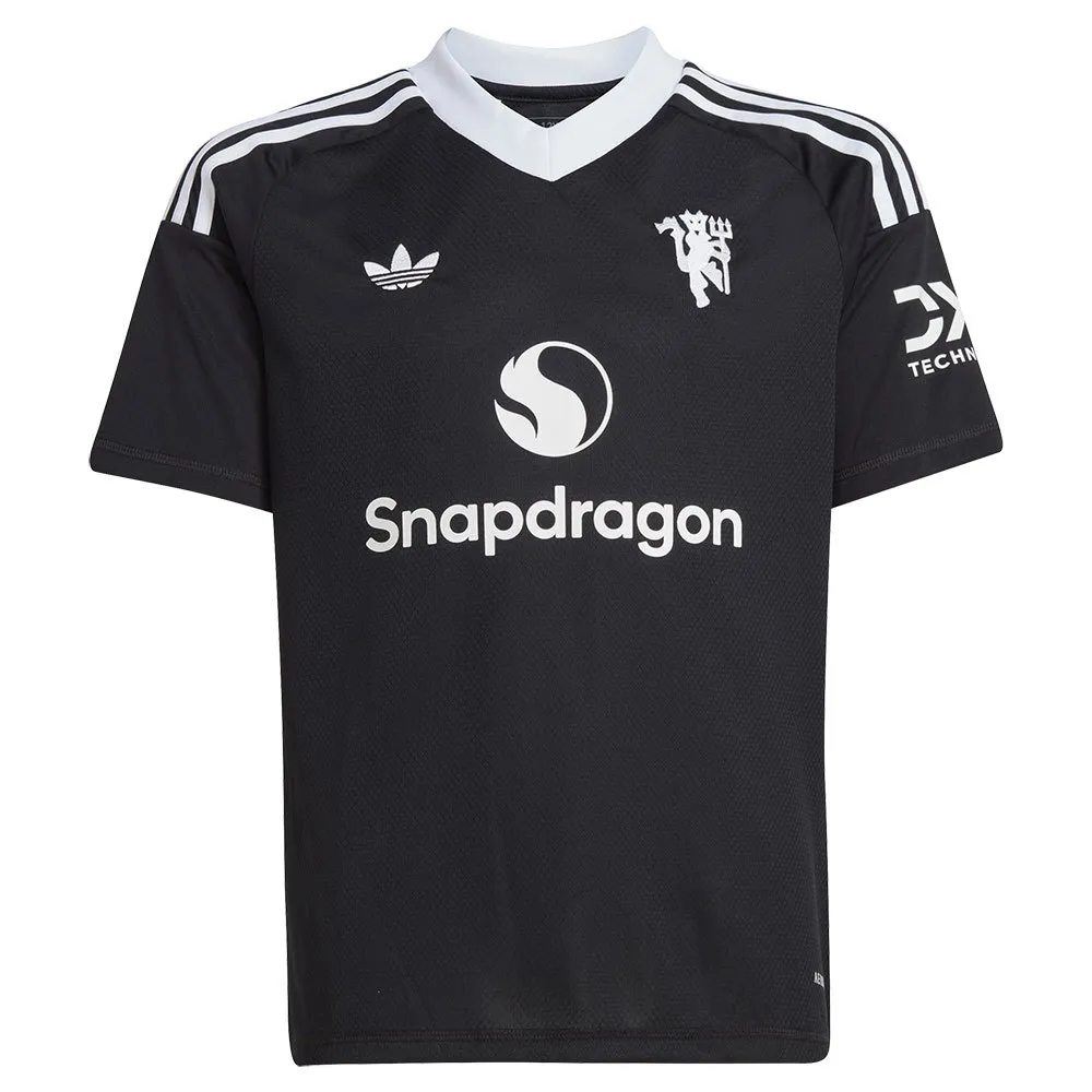 Футболка с коротким рукавом adidas Manchester United 24/25 junior goalkeeper, черный — фото 3