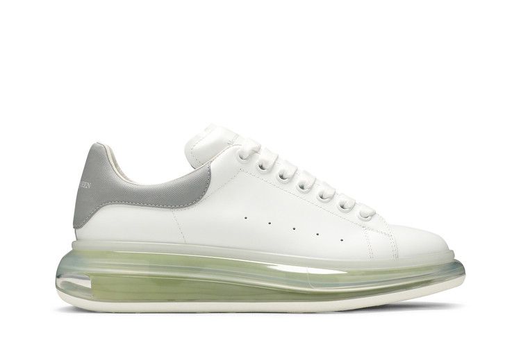 Кроссовки Alexander McQueen Alexander McQueen Oversized Sneaker 'Transparent Sole - White Gunmetal', белый — фото 2