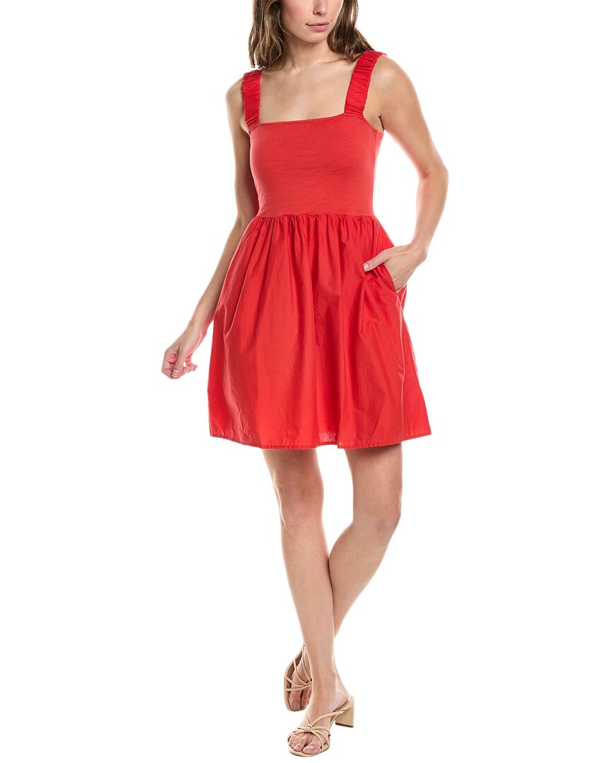 

Платье-мини Nation LTD Harlyn Babydoll Top, красный