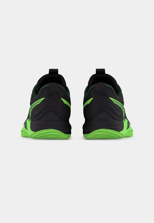 Волейбольные кроссовки wave momentum elite Mizuno, Black/Glowing Apple/Mandarin Orange — фото 4