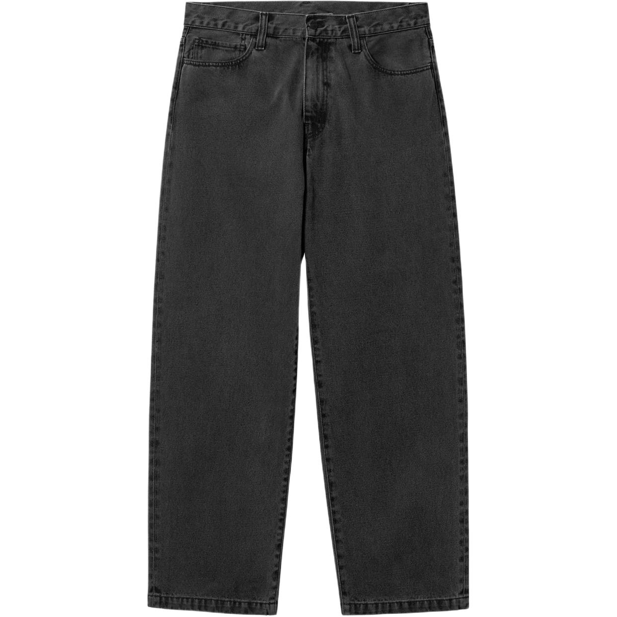 

Джинсы с широкими штанинами и нашивкой с логотипом Carhartt WIP, черный