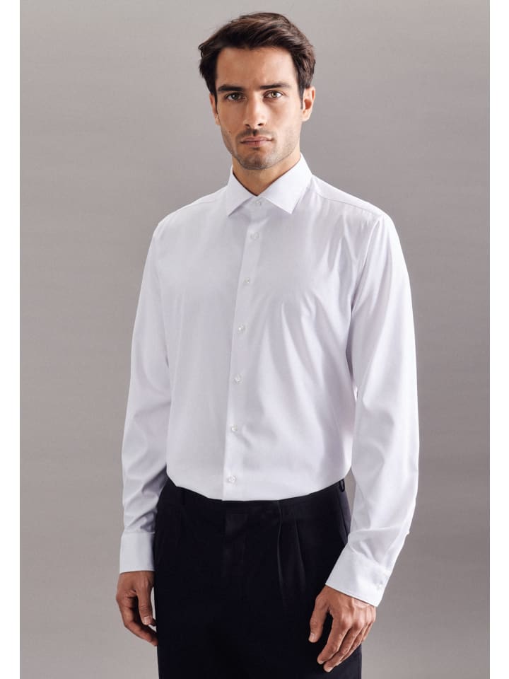 

Seidensticker Спортивная футболка, стандартный размер, белого цвета