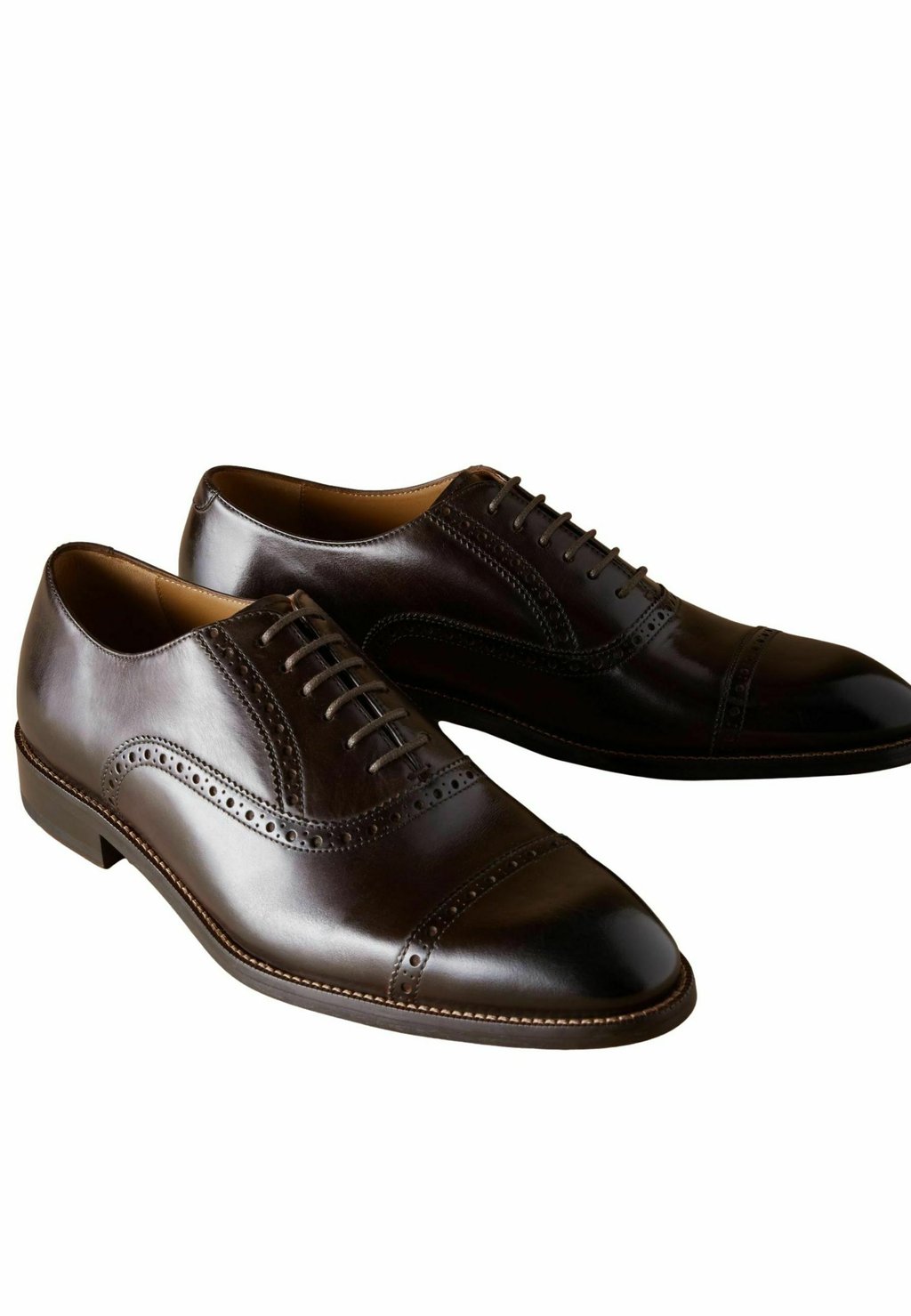 Ботинки на шнуровке SIGNATURE OXFORD TOE CAP STANDARD eleganti Next, коричневый — фото 2