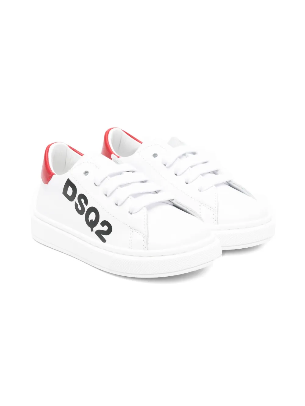 

Кожаные кроссовки с логотипом DSQUARED2 KIDS, белый