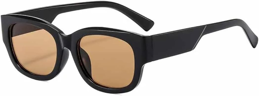 

Винтажные овальные женские солнцезащитные очки в маленькой оправе, роскошные мужские очки для активного отдыха, путешествий, вождения, походов, защита от УФ-излучения UV400 TVTBBVV, Black Tea