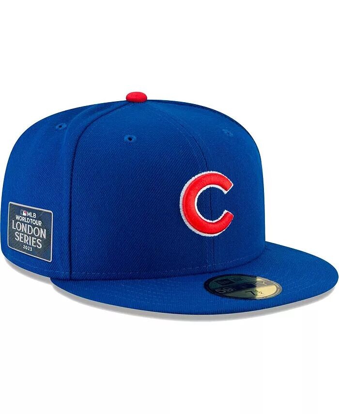 

Мужская приталенная кепка Royal Chicago Cubs On-Field 2023 World Tour London Series 59FIFTY New Era