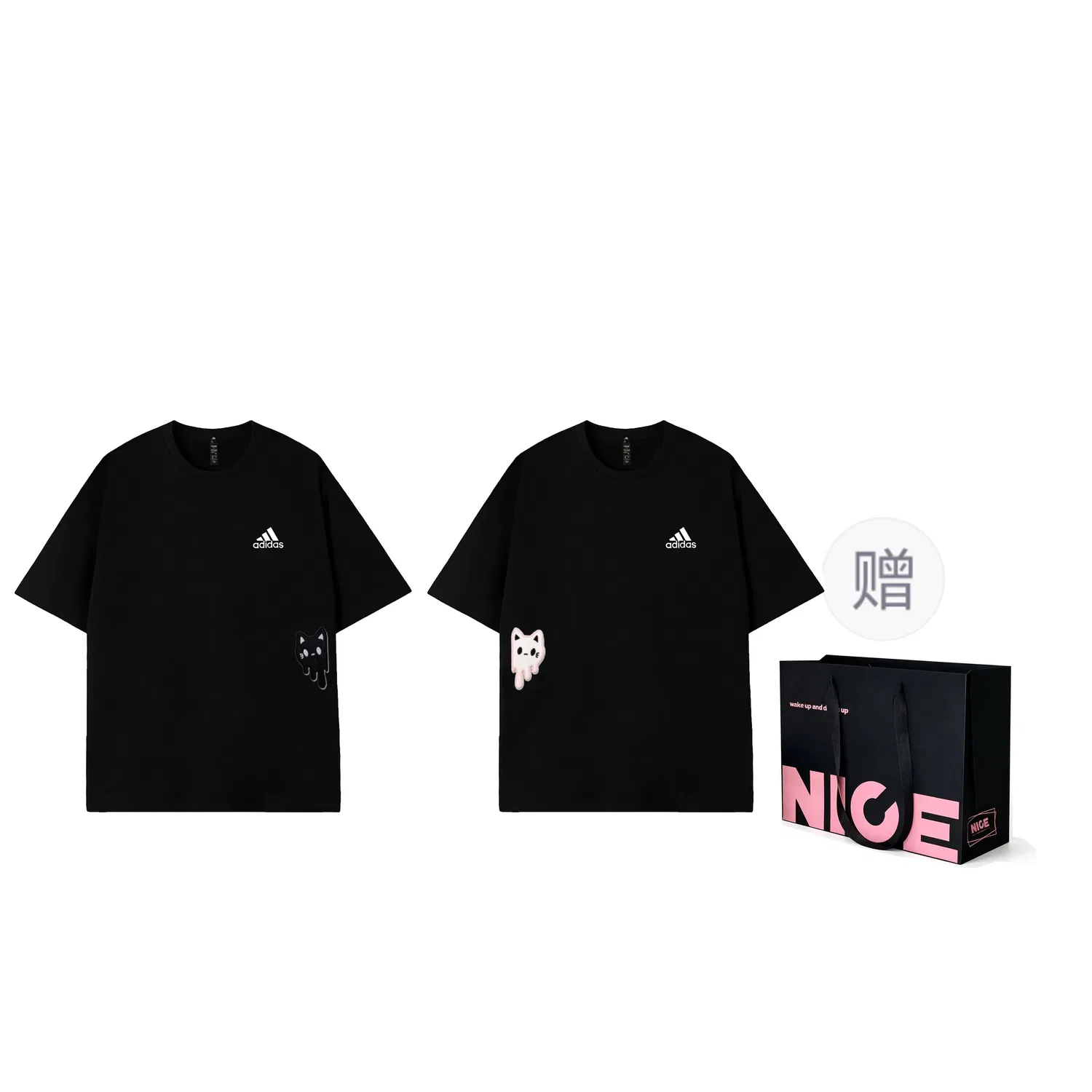 Футболка Adidas MUST HAVES T Shirt Unisex 2 Pack черный