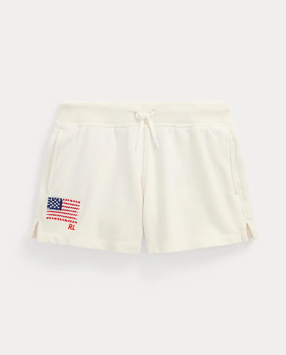 

Детские шорты из французского велюра Polo Ralph Lauren, цвет Crudo