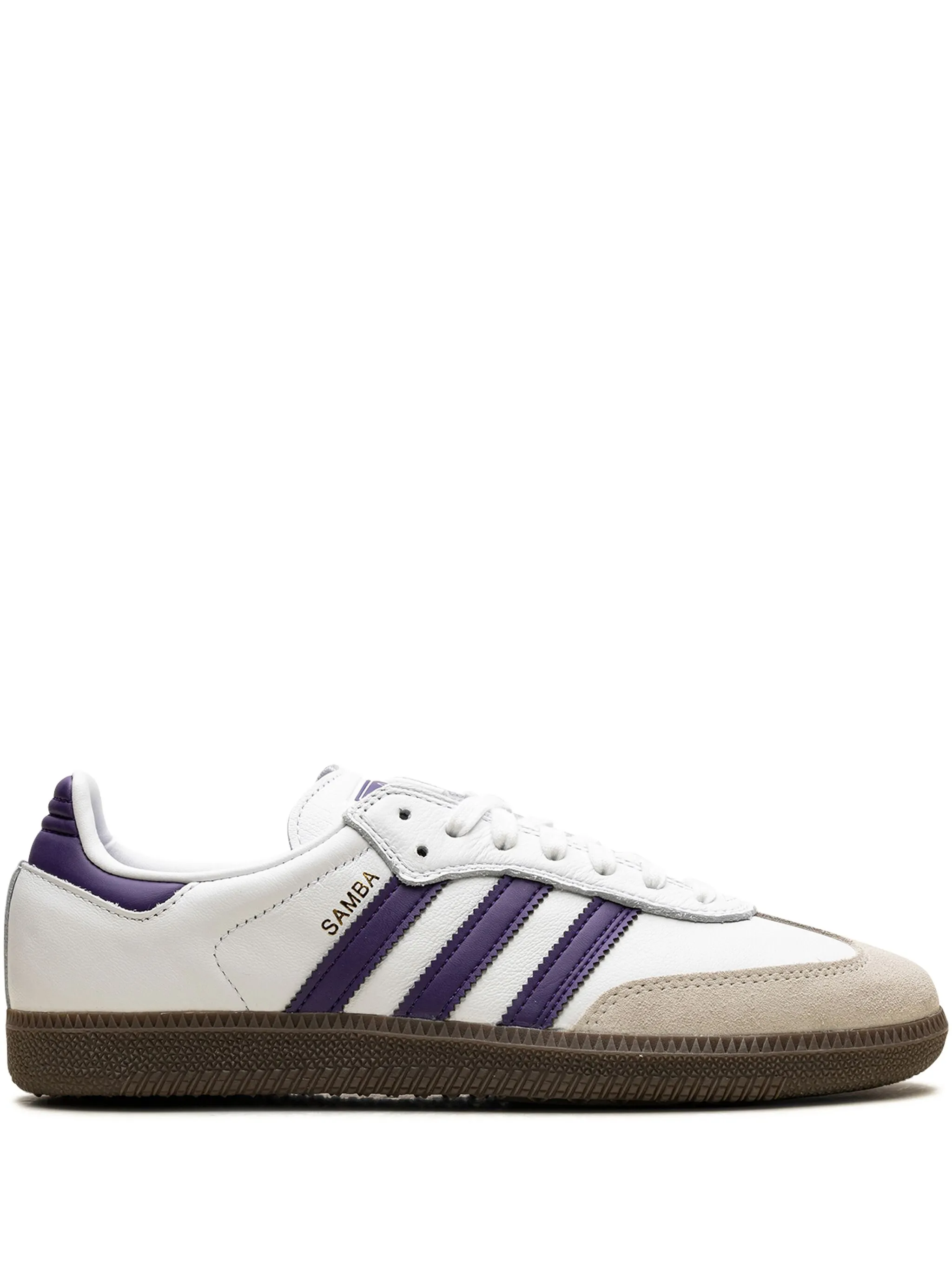 

Кроссовки Samba ADV Cloud White/Collegiate Purple/Gold Metallic Adidas, белый